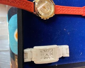 Armani watch coach watch