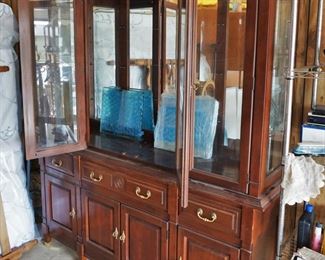 Lighted china cabinet