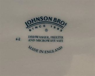 Johnson Bros serving dishes