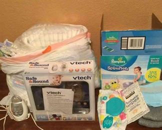 Baby Monitor And Diapers