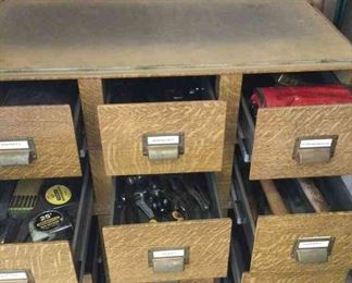 First Six of Twelve Drawers Tools I