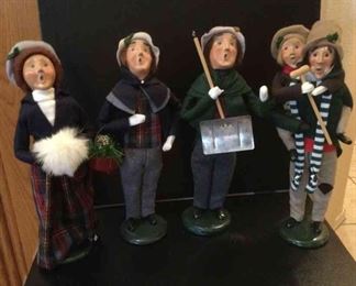 Four Winter Carolers