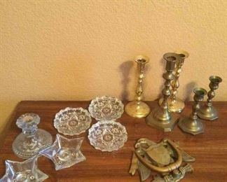 Glass And Brass Decor