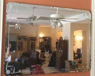 Gorgeous Mirror With Floral Design