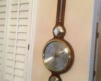 Howard Miller Large Wall Hanging Barometer