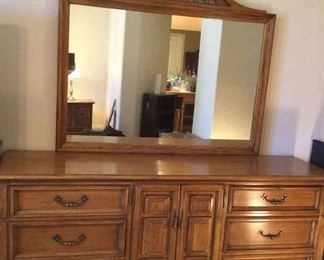 Nice Dresser And Mirror Set