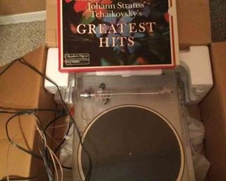 Record Player And Records