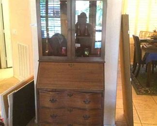 Vintage Claw Feet Secretary Desk