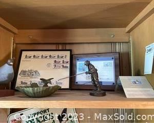 wduck and fishing collection with stamps2461 t