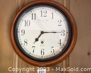 wsterling and noble wall clock2371 t