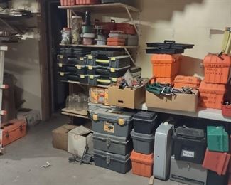 Empty tools boxes