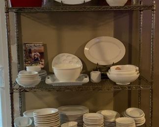 Large variety of White Stone Ware