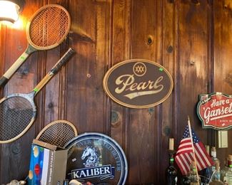 Vintage Tennis racket collection