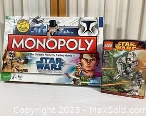 wstar wars monopoly and lego kit3471 t