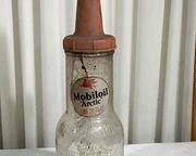 wvintage gas station motor oil bottle3631 t