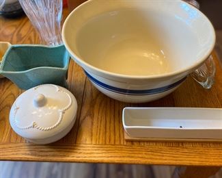 Roseville pottery bowl