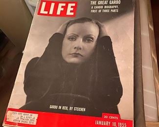 Life Magazines including Greta Garbo