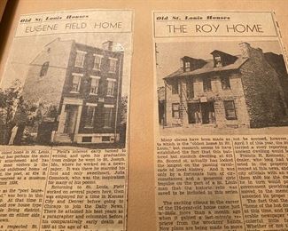 Vintage scrapbook of St. Louis