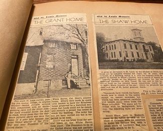 Vintage scrapbook of St. Louis