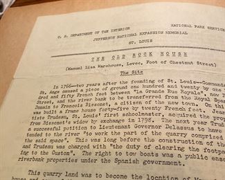 Vintage scrapbook of St. Louis