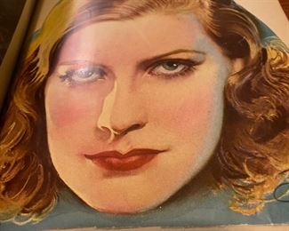 Vintage Scrapbook of Hollywood stars