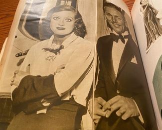 Vintage Scrapbook of Hollywood stars