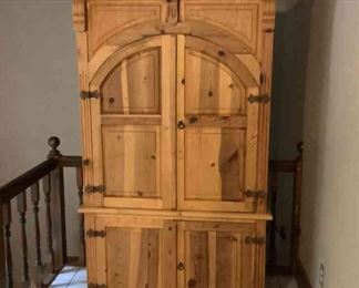 Tall Wood Cabinet