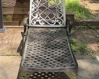 Rod Iron Lounger
