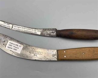 D. Harrington Son Cutlery  Enderes Mfg Knives