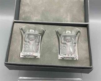 Lalique Votive Candle Holders