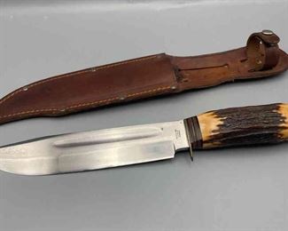 M Mogal Inc. Solingen Stag Handle Knife