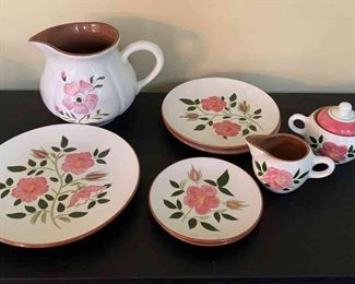 Set of Stangl Pottery Wild Rose Colonial Rose