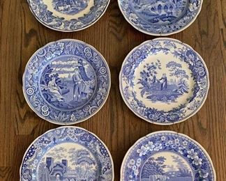 Spode Blue Room Collection Plates