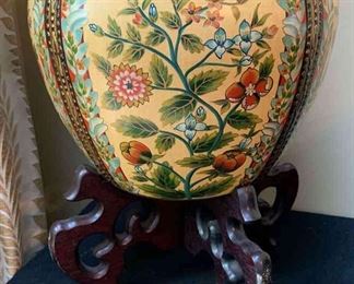 Vintage Chinese Fish Bowl