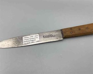 Vintage I. Wilson Sycamore St Knife
