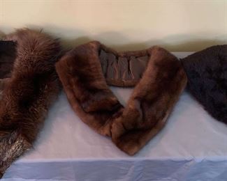 Vintage Mink Stoles Mink Collar