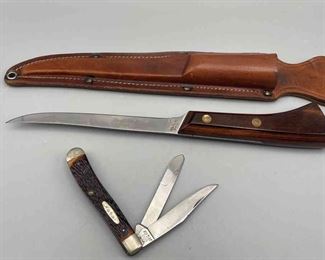 Western Fishing Knife Kabar Pocket Knife