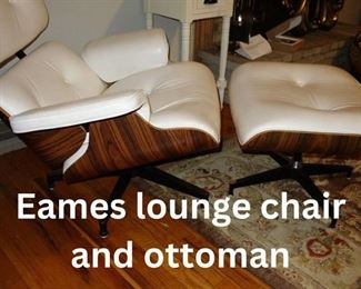 Eames lounge chair and ottoman