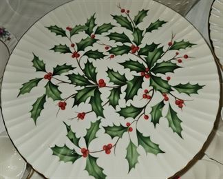 A lovely Lenox Christmas cake stand.