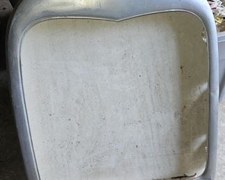 A radiator cover for a 1930's era Ford