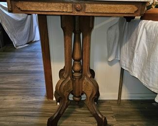 Very nice marble top Eastlake table.