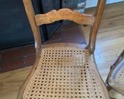 wpair of cane seat chairs1451 t