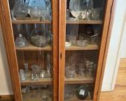 wvintage wood curio 4 shelves1511 t