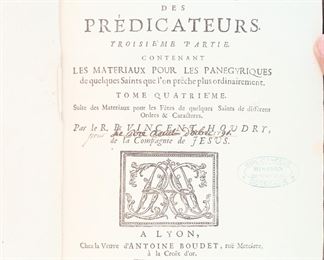 1721 Catholic Saints Mass Book