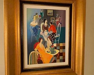  Itzchak Tarkay - Serigraph in Color on Canvas/ signed with COA