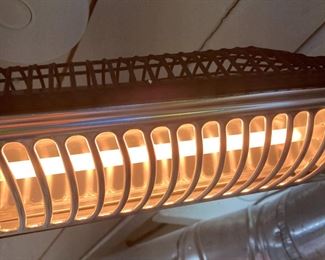 Patio umbrella heater - working!