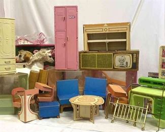 Barbie Dream Horse And Barbie Dream House Furniture