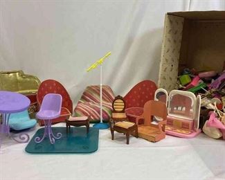 Barbie Dream House Furniture And Barbie Accessories