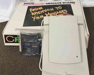 Epson Film Scanner And Illuminated Create A Sign With Cord Powers On