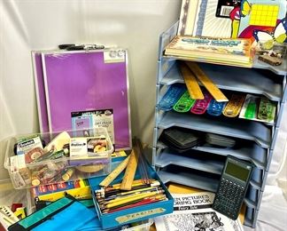 Elementary Teacher Supplies Dry Erase Boards, Coloring Book Pages, Certificates,  More